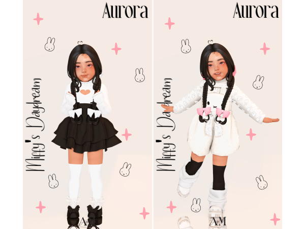 Mix Miffys Daydream Aurora Velaris mini Lookbook by angelicmikaela - The Sims 4 Custom Content