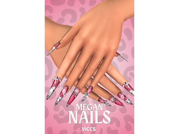Alpha VICCS_ MEGAN NAILS (TEEN ELDER) - The Sims 4 Custom Content