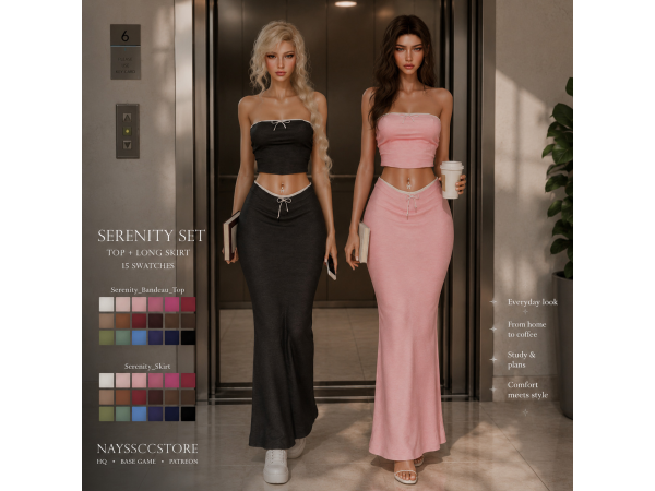 Alpha SERENITY SET by NAyssccStore - The Sims 4 Custom Content