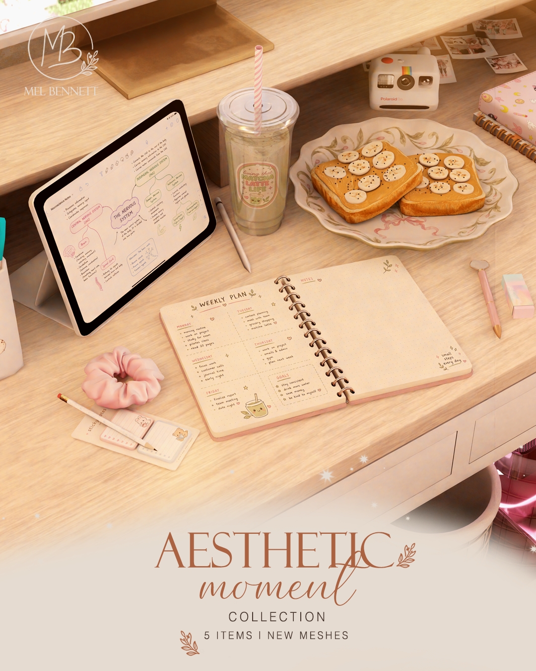 Mix Aesthetic Moment Collection by melbennett - The Sims 4 Custom Content