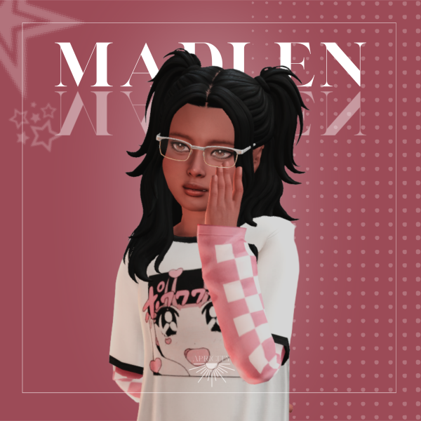 Maxis Match Madlen Rin Hair by simsfinds - The Sims 4 Custom Content