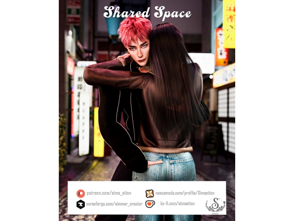 Mix Shared Space - The Sims 4 Custom Content