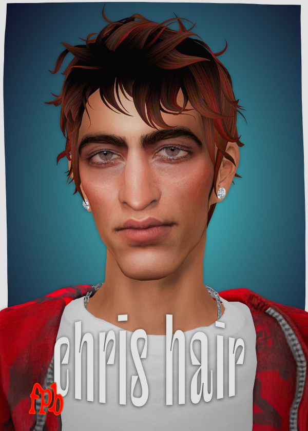 Maxis Match chris hair by simsfinds - The Sims 4 Custom Content