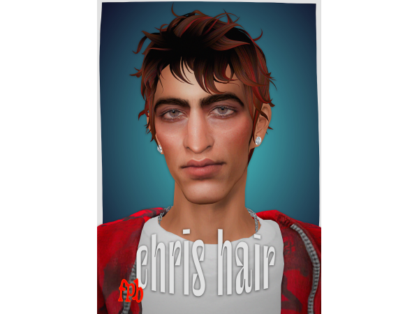 Maxis Match chris hair by filippovnabey - The Sims 4 Custom Content