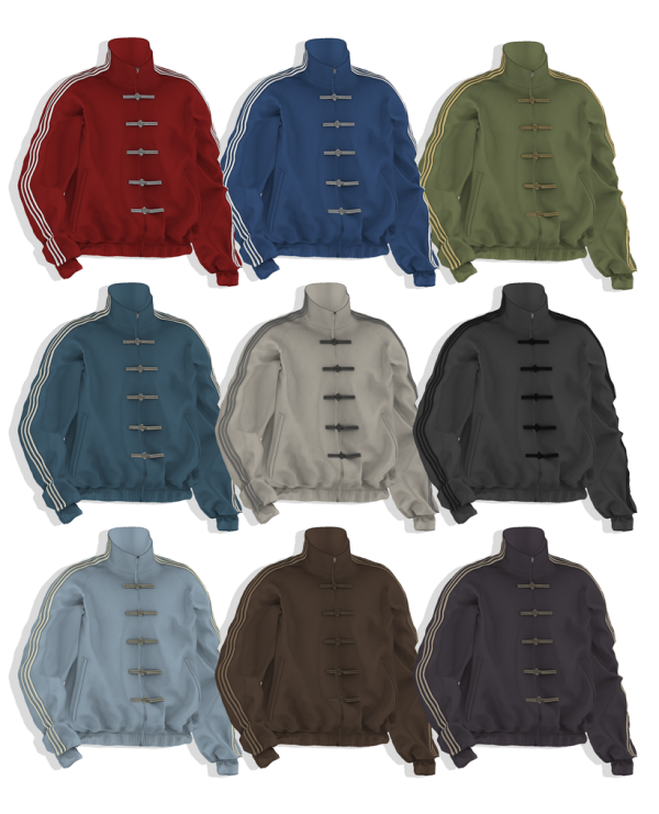 Alpha Unscented track jackets by simsfinds - The Sims 4 Custom Content