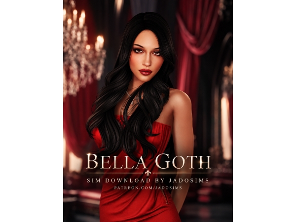 Alpha Bella Goth (Sim Download) - The Sims 4 Custom Content