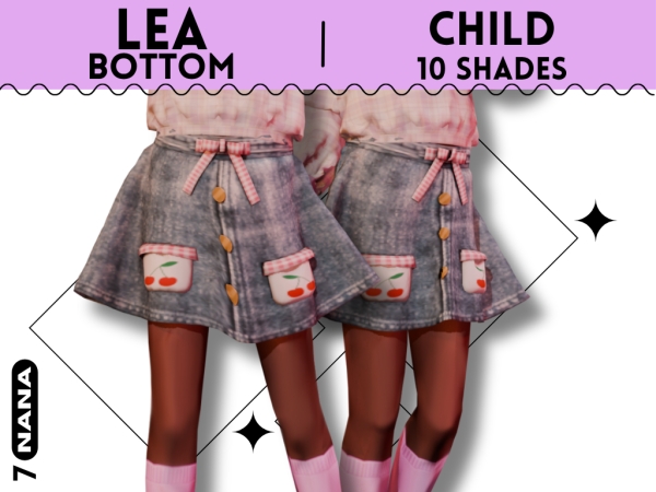 Maxis Match 7NANA (Lea) Bottom for Child by 7nana - The Sims 4 Custom Content