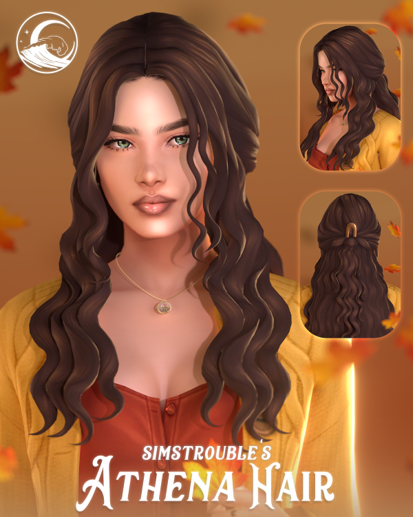 Maxis Match Athena Hairstyle Set by simsfinds - The Sims 4 Custom Content