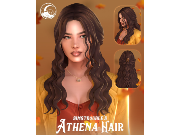 Maxis Match Athena Hairstyle Set by simstrouble - The Sims 4 Custom Content
