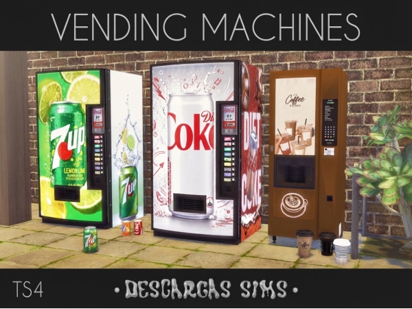 Alpha Vending Machines - The Sims 4 Custom Content