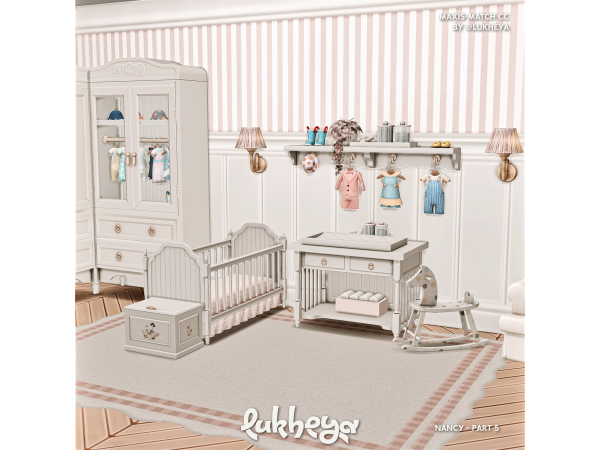 Maxis Match NANCY Part 5 The Nursery by lukheya - The Sims 4 Custom Content