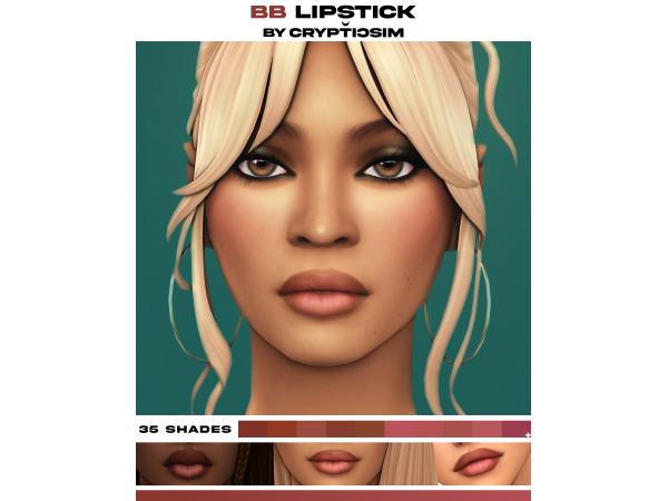 Maxis Match BB LIPSTICK by crypticsim - The Sims 4 Custom Content