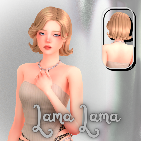 Maxis Match Hair Annmarie by simsfinds - The Sims 4 Custom Content