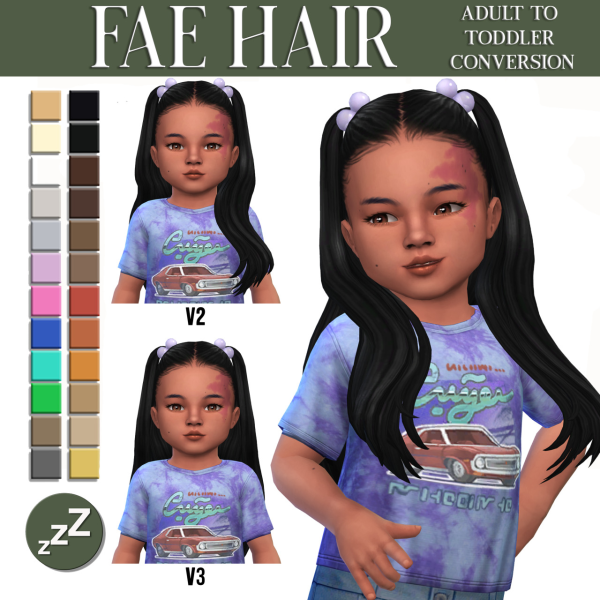 Maxis Match AH00B Hair Conversions by simsfinds - The Sims 4 Custom Content