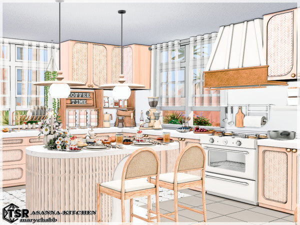 Mix Asanna Kitchen - The Sims 4 Custom Content