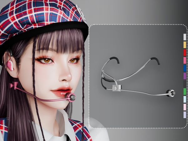 Alpha Kpop Idol Microphone - The Sims 4 Custom Content