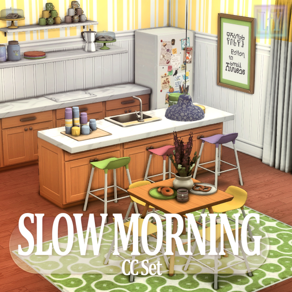 Maxis Match Slow Morning by simsfinds - The Sims 4 Custom Content
