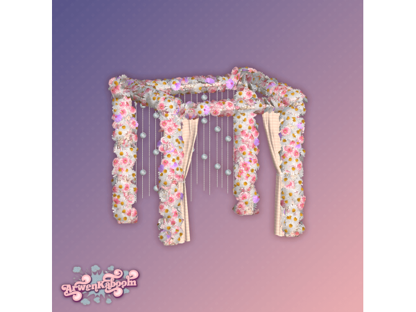 Alpha Perfect Night Wedding Arch - The Sims 4 Custom Content