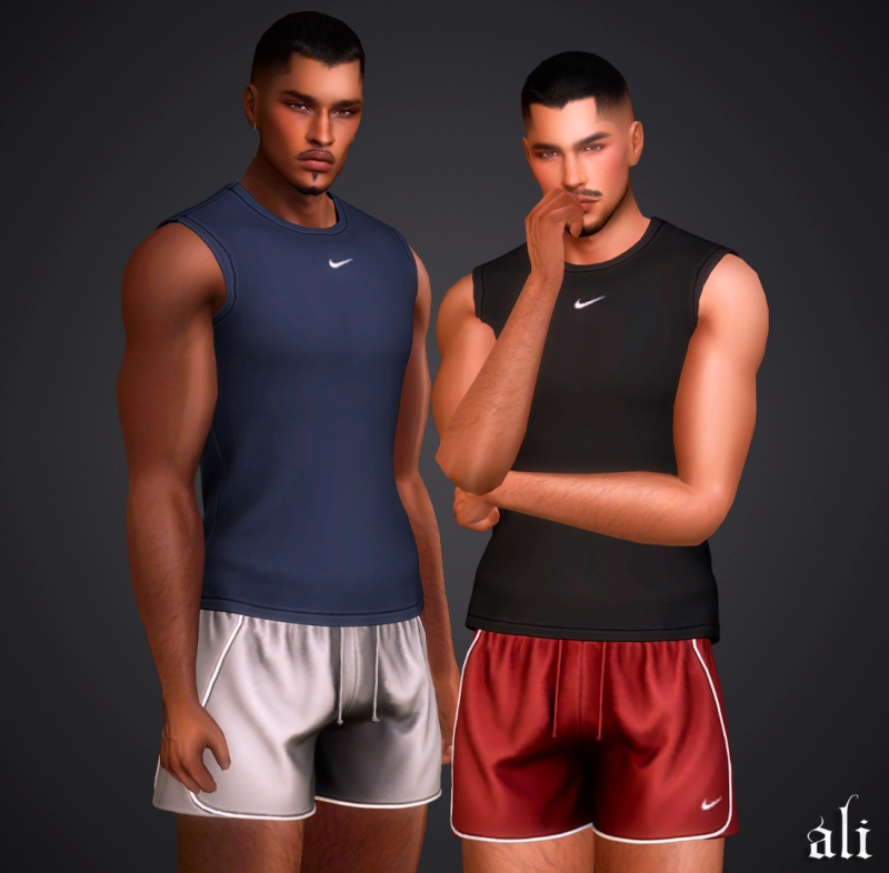 Alpha NIKE set SEPT2026 by ali - The Sims 4 Custom Content