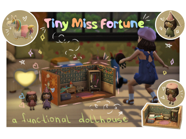 Maxis Match Tiny Miss Fortune by Tamsie - The Sims 4 Custom Content