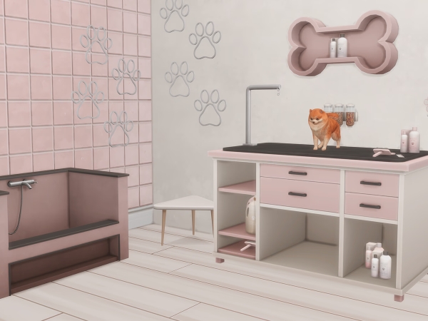 Maxis Match Pet Spa Pet Care Part 1 - The Sims 4 Custom Content