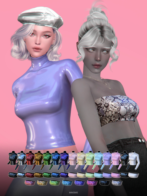 Alpha MMSIMS 2026 September Top set by simsfinds - The Sims 4 Custom Content