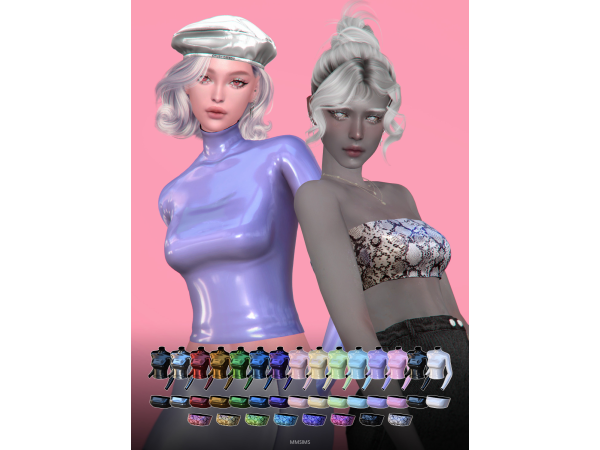 Sims 4 MMSIMS 2026 September Top set by mmsims