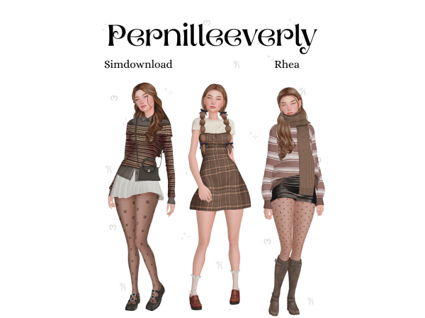 Maxis Match Rhea by pernilleeverly - The Sims 4 Custom Content