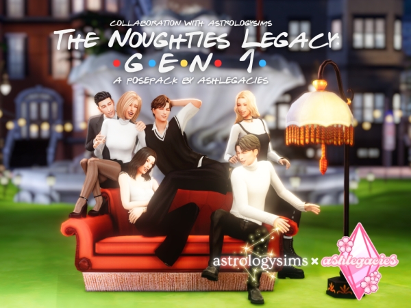 Mix Noughties Legacy Gen 1 Posepack - The Sims 4 Custom Content