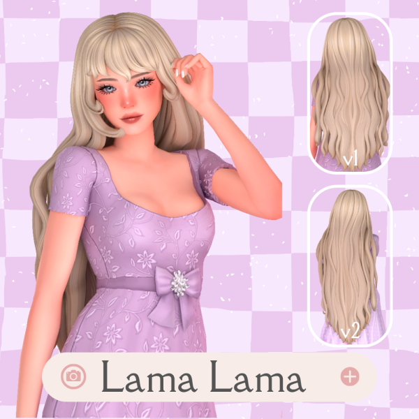 Maxis Match Hair Amalthea by simsfinds - The Sims 4 Custom Content