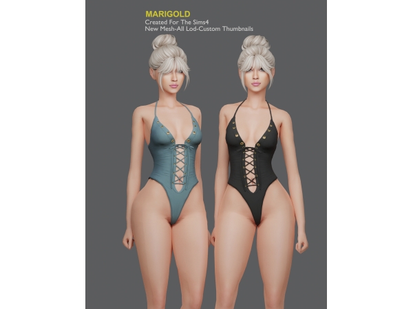 Alpha MARIGOLD TS4_ALEKO - The Sims 4 Custom Content