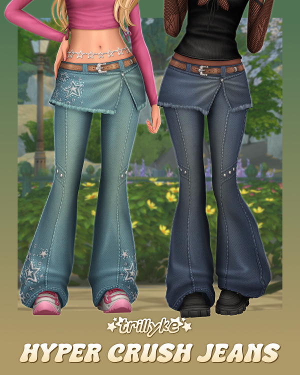 Maxis Match Hyper Crush Jeans by simsfinds - The Sims 4 Custom Content