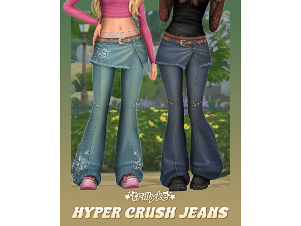Maxis Match Hyper Crush Jeans by trillyke - The Sims 4 Custom Content