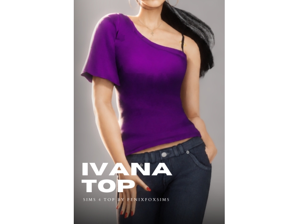 Mix Ivana Top - The Sims 4 Custom Content