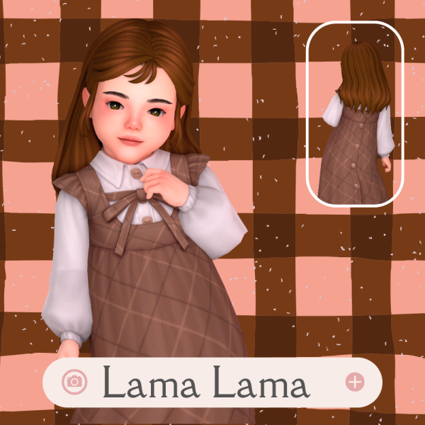 Maxis Match Hair Layla by simsfinds - The Sims 4 Custom Content