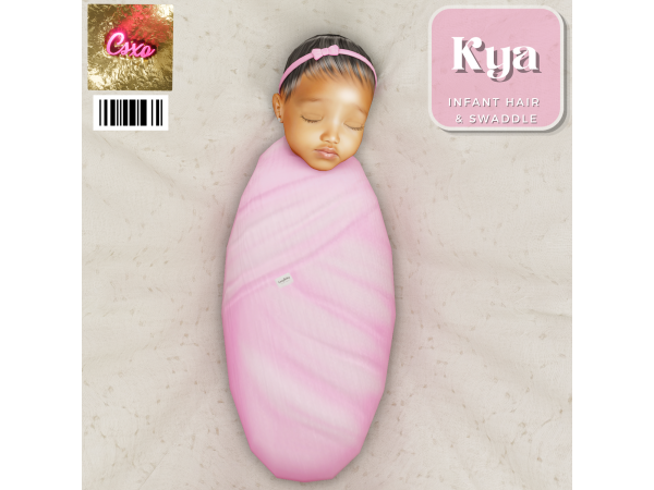 Alpha Kya Infant Hair Cozy Baby Co Swaddle - The Sims 4 Custom Content