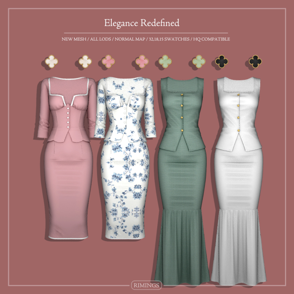Alpha [RIMINGS] Elegance Redefined by simsfinds - The Sims 4 Custom Content
