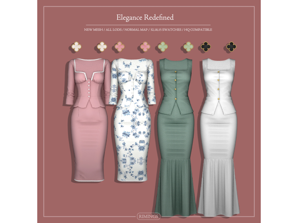 Alpha [RIMINGS] Elegance Redefined - The Sims 4 Custom Content