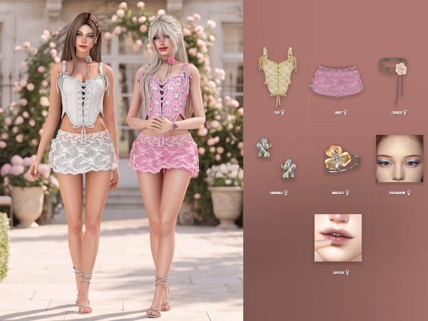 Alpha Garden Lookbook - The Sims 4 Custom Content