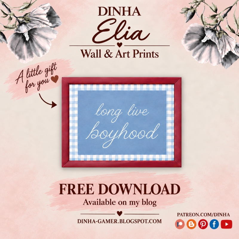 Alpha Art Print ELIA by dinhagamer - The Sims 4 Custom Content
