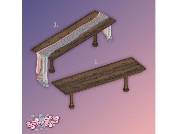 Alpha Perfect Night Dining Table - The Sims 4 Custom Content