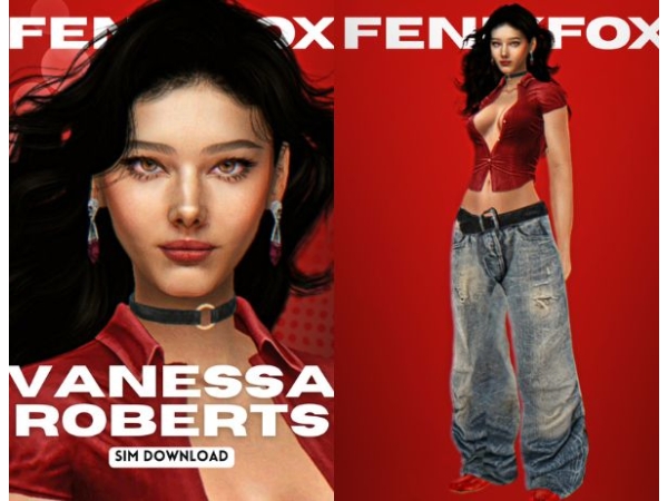 Alpha Vanessa Roberts - The Sims 4 Custom Content
