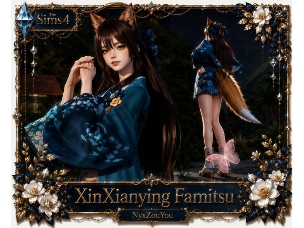 Mix XinXianying Famitsu by NyxZouYou - The Sims 4 Custom Content