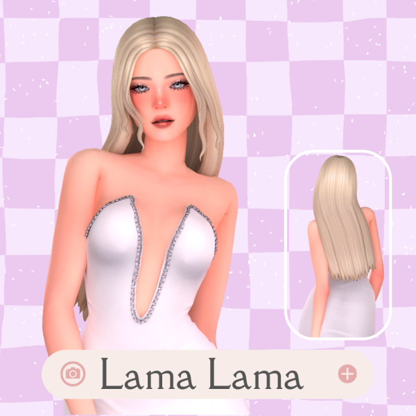 Maxis Match Hair Lora by simsfinds - The Sims 4 Custom Content