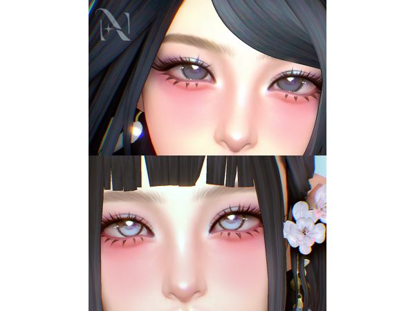 Mix N Aqua eyes by NthngNthng - The Sims 4 Custom Content