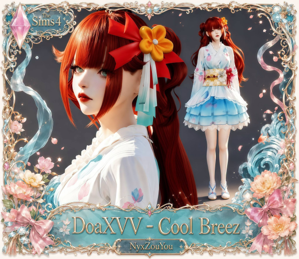Alpha DoaXVV Cool Breez by simsfinds - The Sims 4 Custom Content