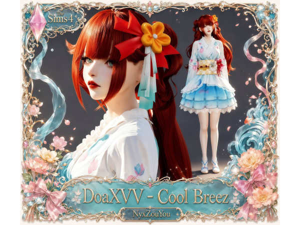 Alpha DoaXVV Cool Breez by NyxZouYou - The Sims 4 Custom Content
