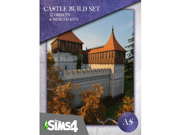 Alpha Castle Build Set - The Sims 4 Custom Content