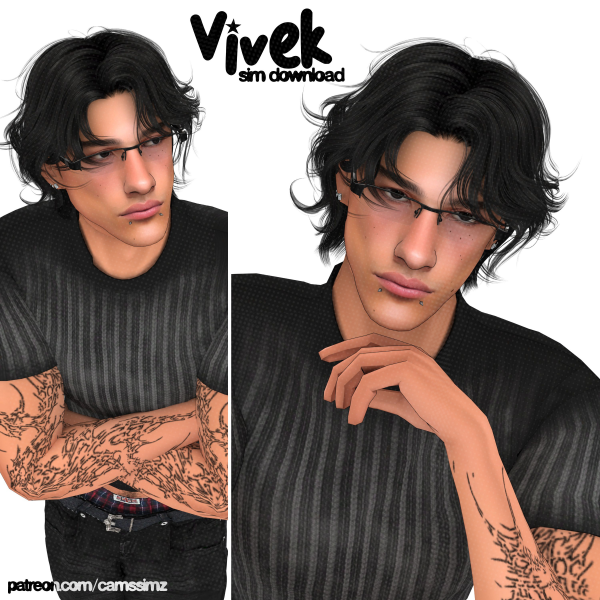 Alpha vivek by simsfinds - The Sims 4 Custom Content