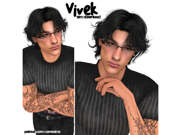 Alpha vivek by camssimz - The Sims 4 Custom Content